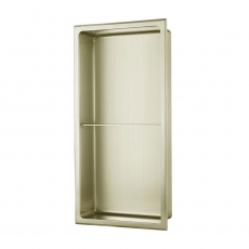 Signature Shower Niche 610mm H x 305mm W - Brushed Brass