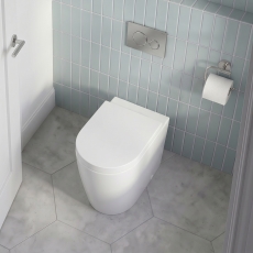 Signature Nazca Rimless Short Projection Back to Wall Toilet (inc Soft Close Seat)