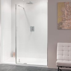 Lakes Nice Walk-In Shower Panel 900mm Wide - 8mm Glass