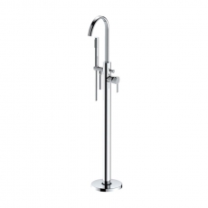Signature Onyx Freestanding Bath Shower Mixer Tap with Shower Kit - Chrome