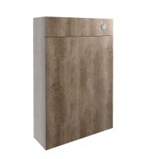 Signature Oslo Slim Back to Wall WC Toilet Unit 600mm Wide - Nebraska Oak