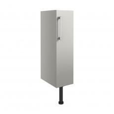 Signature Oslo Floor Standing 1-Door Toilet Roll Unit 200mm Wide - Light Grey Gloss