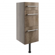 Signature Oslo Floor Standing 3-Drawer Storage Unit 300mm Wide - Nebraska Oak