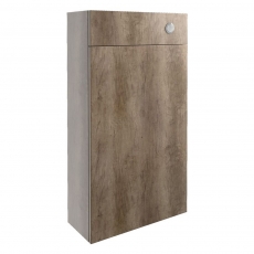Signature Oslo Slim Back to Wall WC Toilet Unit 500mm Wide - Nebraska Oak