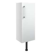 Signature Oslo Floor Standing 1-Door Slim Base Unit 300mm Wide - White Gloss