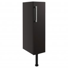 Signature Oslo Floor Standing 1-Door Toilet Roll Storage Unit 200mm Wide - Matt Graphite Grey