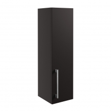 Signature Oslo Wall Hung 1-Door Storage Unit 200mm Wide - Matt Graphite Grey