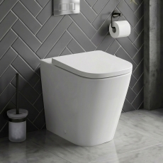 Signature Poseidon Rimless Comfort Height Back to Wall Toilet (inc Soft Close Seat)