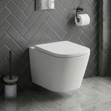 Signature Poseidon Rimless Wall Hung Toilet (inc Soft Close Seat)