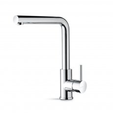 Prima+ Riace Single Lever L-Shaped Kitchen Sink Mixer Tap - Chrome
