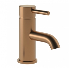 Signature Sail Mono Basin Mixer Tap Single Handle with Waste - Brushed Bronze