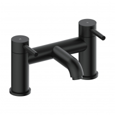 Signature Sail Bath Filler Tap Pillar Mounted - Matt Black