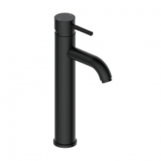 Signature Sail Mono Tall Basin Mixer Tap Single Handle - Matt Black