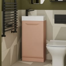 Signature Scribe 400mm 1-Door Floor Standing Vanity Unit