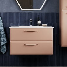 Signature Scribe 800mm 2-Drawer Wall Hung Vanity Unit