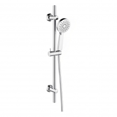Signature Round Premium Shower Slide Rail Kit with Three Function Handset - Chrome