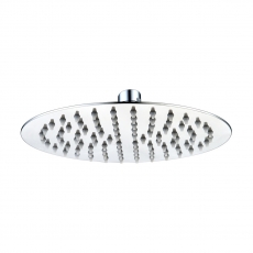 Signature Reflex Round Ultraslim Shower Head 200mm Diameter - Stainless Steel