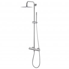 Vema Thermostatic Bar Mixer Shower with Shower Kit + Fixed Head - Stainless Steel