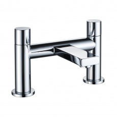 Signature Stance Bath Filler Tap Pillar Mounted - Chrome