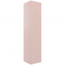 Signature Umea Wall Hung 1-Door Tall Unit 350mm Wide - Matt Antique Rose