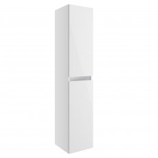 Signature Stockholm Wall Hung 2-Door Tall Unit 300mm Wide - White Gloss
