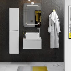 Signature Stockholm 600mm 1-Drawer Wall Hung Countertop Vanity Unit