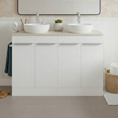 Signature Umea 1200mm 4-Door Floor Standing Countertop Vanity Unit