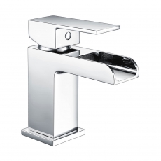 Signature Victoria Mono Basin Mixer Tap Single Handle with Waste - Chrome