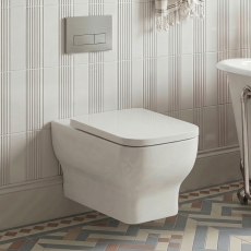 Signature Zen Rimless Wall Hung Toilet (inc Soft Close Seat)