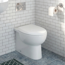 Signature Zeus Back to Wall Toilet (inc Soft Close Seat)
