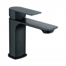 Signature Zico Basin Mixer Tap Single Handle with Waste - Black