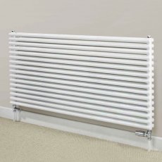S4H Chaucer Double Horizontal Radiator 538mm H x 920mm W - White