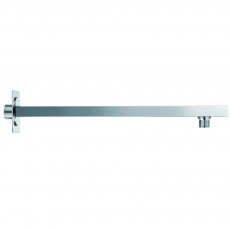 Delphi Square Wall Mounted Shower Arm 300mm Length - Chrome