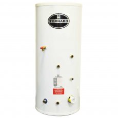 Telford Tornado 3.0 Stainless Steel Indirect Unvented Hot Water Cylinder 1025mm x 580mm 125 Litre