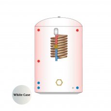 Telford Tristor Thermal Store Open-Vented 1500Mm X 450Mm Copper Cylinder 200 Litre - White Case