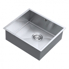 The 1810 Company Axixuno 450U 1.0 Bowl Stainless Steel Undermount Kitchen Sink 490mm x 440mm