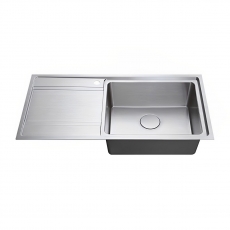 The 1810 Company Bordouno 100i 1 Bowl Kitchen Sink - Right Handed