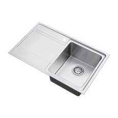 The 1810 Company Bordouno 800i 1 Bowl Kitchen Sink - Right Handed