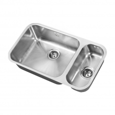 The 1810 Company Etroduo 535/191U 1.5 Bowl Undermount Kitchen Sink - Left Handed