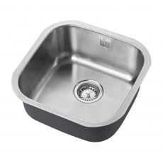The 1810 Company Etrouno 400U 1.0 Bowl Undermount Kitchen Sink - Stainless Steel
