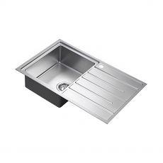 The 1810 Company Forzauno 800i 1.0 Bowl Kitchen Sink - Left Handed