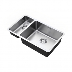 The 1810 Company Luxsoplusduo25 180/500U 1.5 Bowl Kitchen Sink - Right Handed