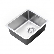 The 1810 Company Luxsoplusuno25 340U 1.0 Bowl Undermount Kitchen Sink - Stainless Steel