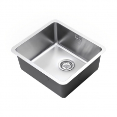 The 1810 Company Luxsoplusuno25 450U 1.0 Bowl Undermount Kitchen Sink - Stainless Steel