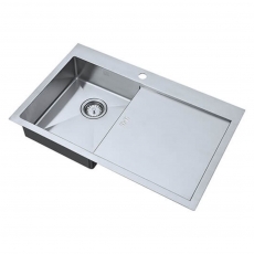 The 1810 Company Zenuno15 34 I-F 1.0 Bowl Stainless Steel Kitchen Sink 800mm x 510mm
