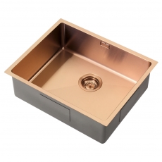 The 1810 Company Zenuno15 500U 1.0 Bowl Undermount Kitchen Sink - Copper
