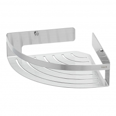 Tiger Caddy Corner Shower Basket 224mm - Brushed Stainless Steel