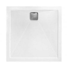 TrayMate TM25 Elementary Square Anti-Slip Shower Tray 900mm x 900mm - White