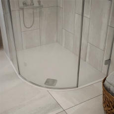 TrayMate TM25 Elementary Offset Quadrant Shower Tray