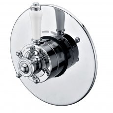 Delphi Formby Thermostatic Concealed Shower Valve Dual Handle - Chrome
